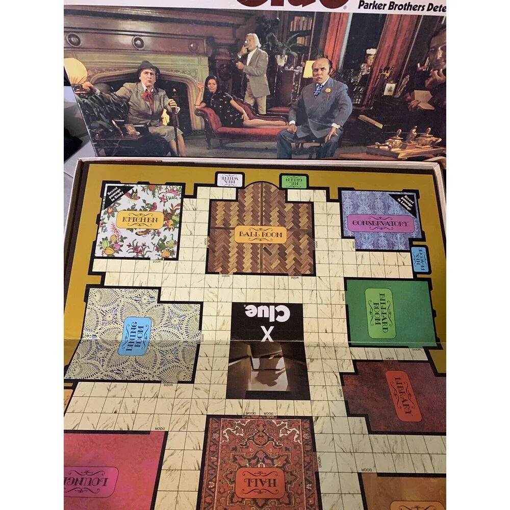Parker Brothers clue 1972